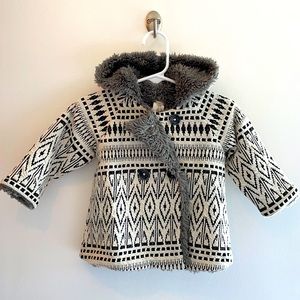 Tucker + Tate 6m fur-lined jacket